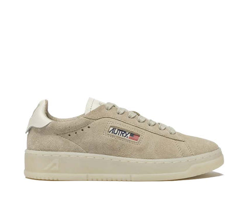 Autry Dallas Low Cuir/Daim Premium — sneaker homme cuir daim rétro sport exclusif