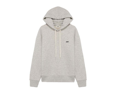 Autry Hoodie Jersey Mélange — sweat capuche jersey chiné logo brodé premium streetwear