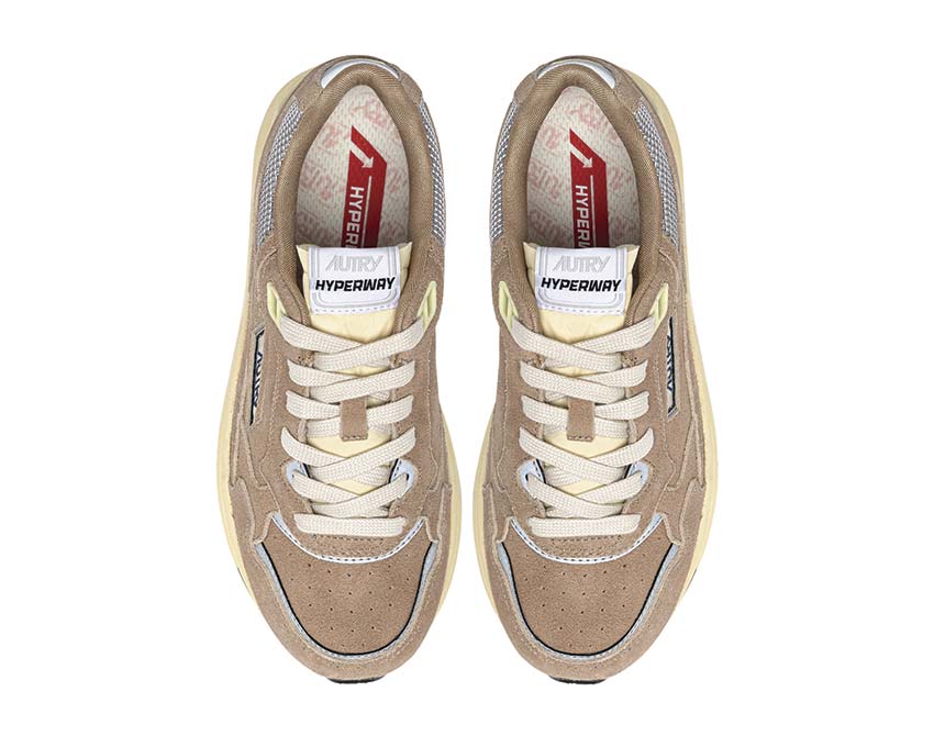 Autry Hyperway Low Moon dos — talon Hyperway Low mesh blanc lunaire