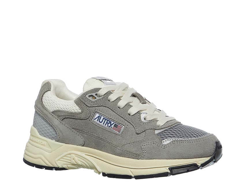 Autry Hyperway Low Mauve vue latérale — mesh mauve pastel Hyperway Low femme