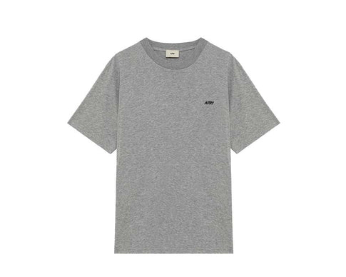 Autry T-Shirt Main Dark Melange — t-shirt homme coton chiné foncé logo Autry