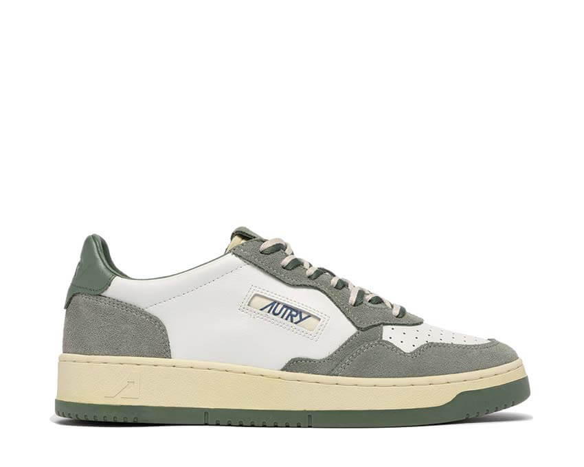 Autry Medalist Low Blanc/Blanc — sneaker homme cuir blanc monochrome premium