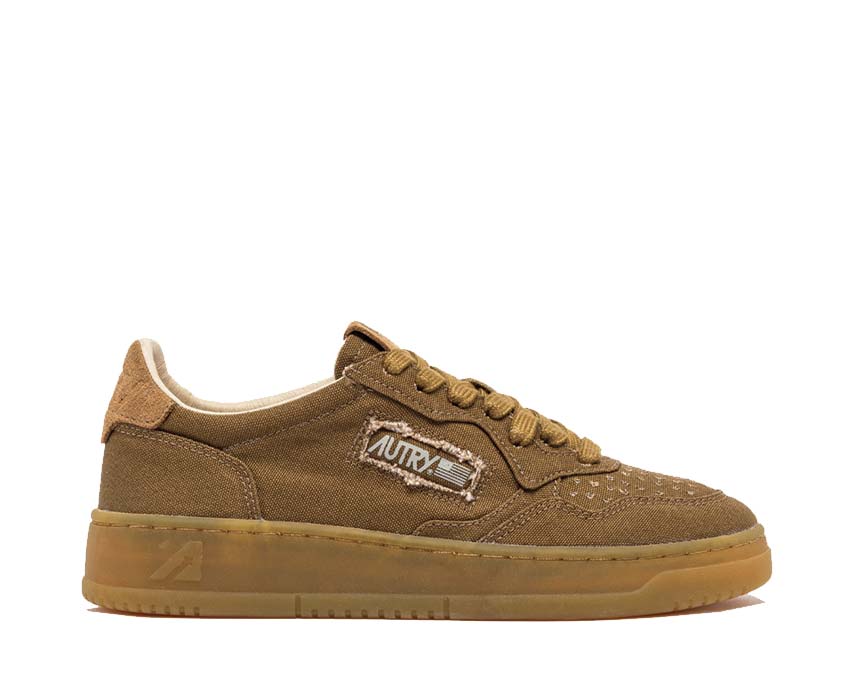 Autry Medalist Low Jap Canvas Tanzine — sneaker homme toile marine