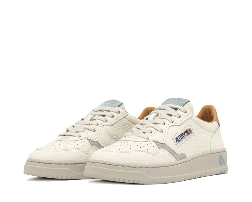 Autry Medalist Low Nubuck Nugget Loft vue latérale — nubuck et daim beige