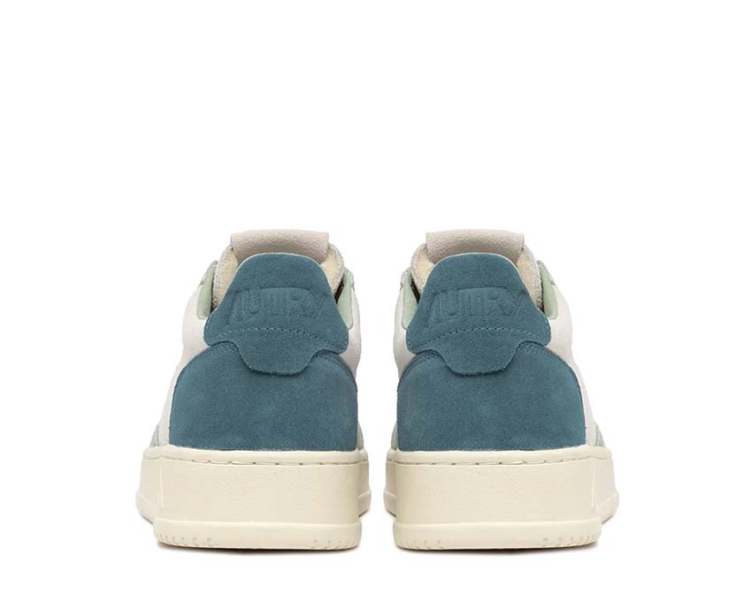 Autry Medalist Low Tricolore Suede Griffon Black semelle — semelle gomme vintage