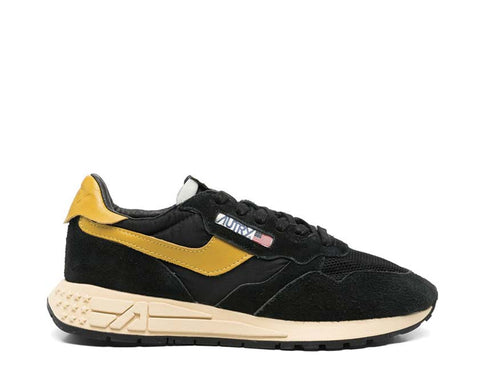 Autry Reelwind Low — sneaker femme cuir daim sport rétro premium