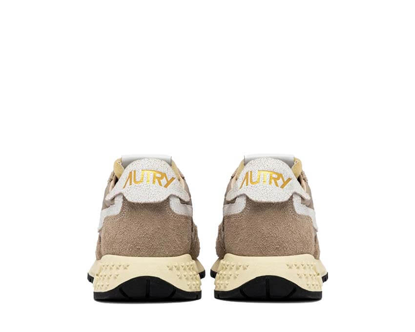 Autry Reelwind Low Pepper détail — logo Autry mesh gris Reelwind