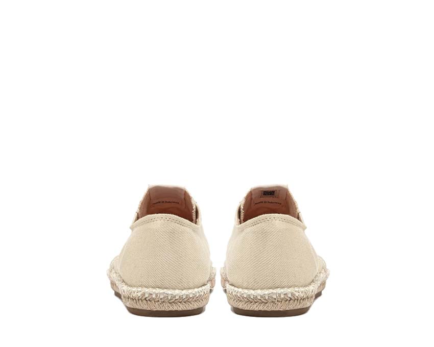 Autry Sandy Ivory Canvas détail — logo Autry toile canvas ivoire