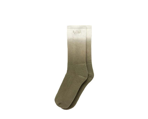 Autry Socks Tie Dye Scrub — chaussettes tie-dye vert scrub logo Autry