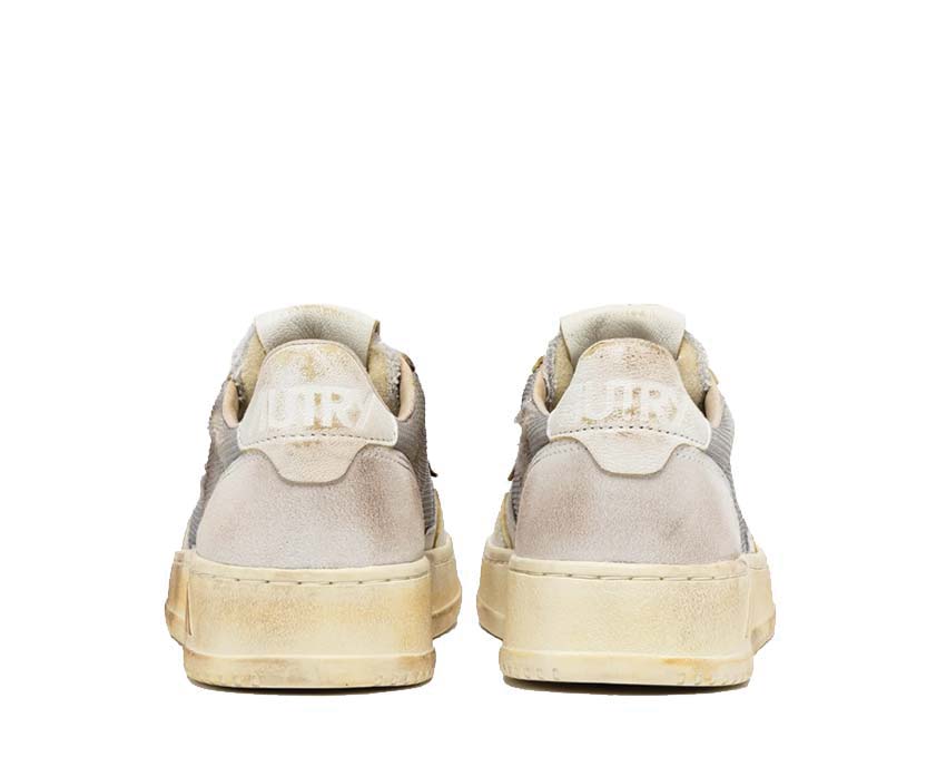 Autry Super Vintage Low Dragon Goat Sepia White détail — broderies