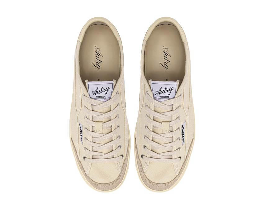 Autry Windscape Low Canvas Cream dos — talon toile crème Windscape Low