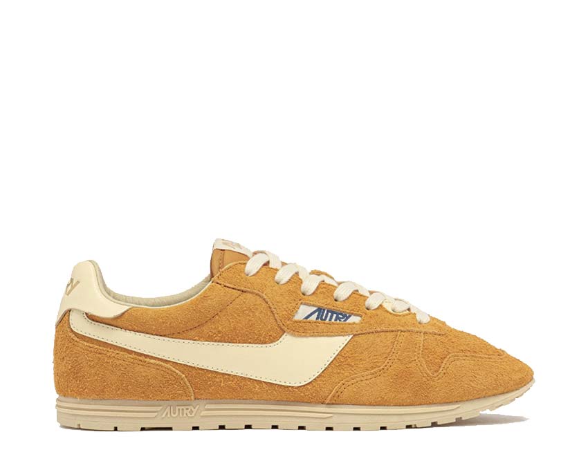 Autry Windspin Low Cadm — sneaker homme daim camel cuir