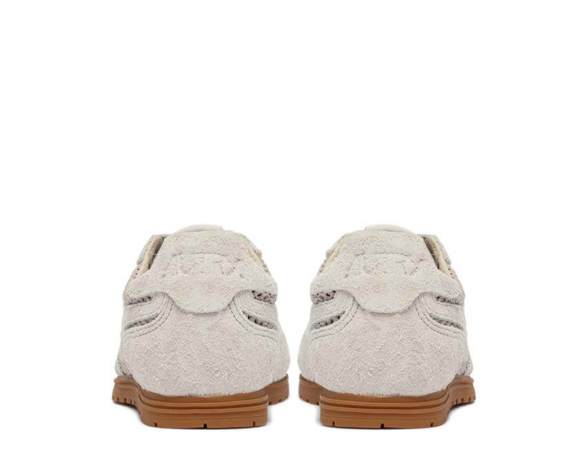 Autry Windspin Low Sauge détail — détail mesh vert logo Autry