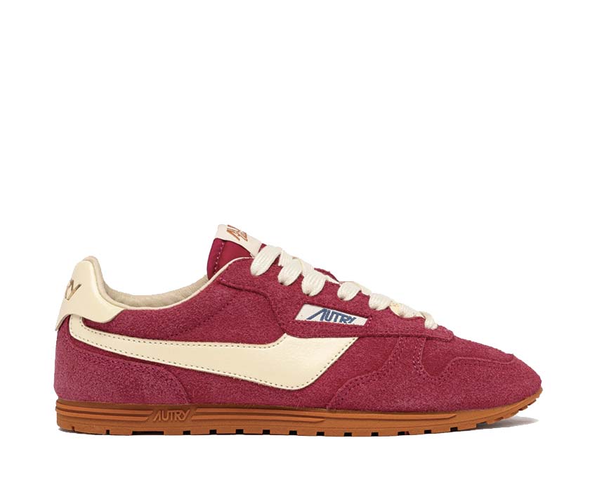 Autry Windspin W Low Suede/Cuir Cheye — sneaker femme daim beige naturel sport