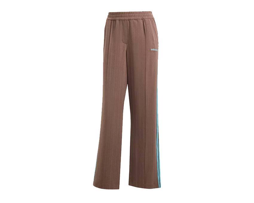 Adidas Tailored Pants Auburn — pantalón mujer talle alto color terracota