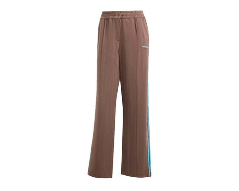 Adidas Tailored Pants Auburn — pantalón mujer talle alto color terracota