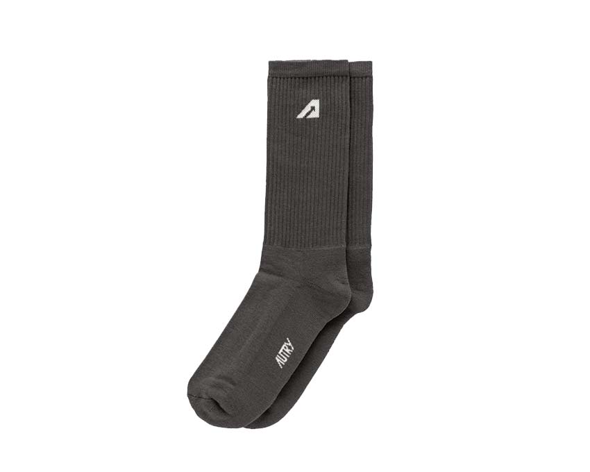 Autry Socks Brodé Vert Scrub — chaussettes brodées vert logo Autry