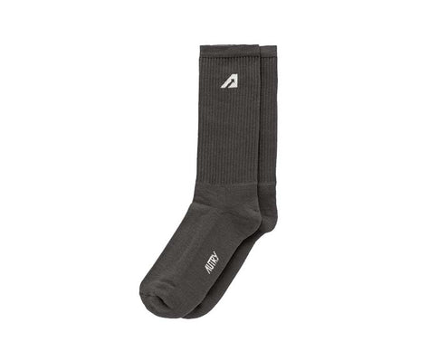 Autry Socks Brodé Vert Scrub — chaussettes brodées vert logo Autry