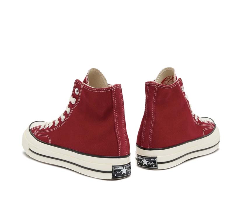 Converse Chuck 70 Classic Hi Red Egret semelle — semelle vulcanisée
