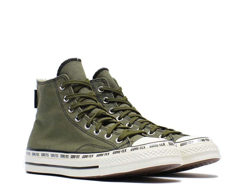 Converse Chuck 70 Gore-Tex Utility Black Egret Seitenansicht — Gore-Tex Membran
