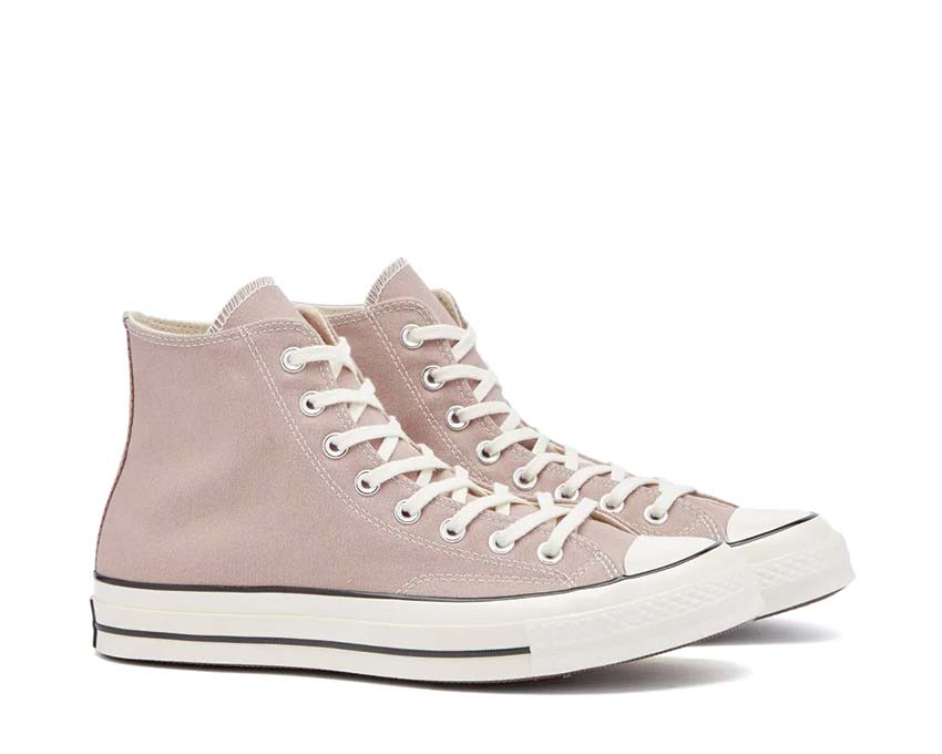 Converse Chuck 70 Hi Bite The Dust/Egret/Medium Beige vue latérale — tige haute beige egret