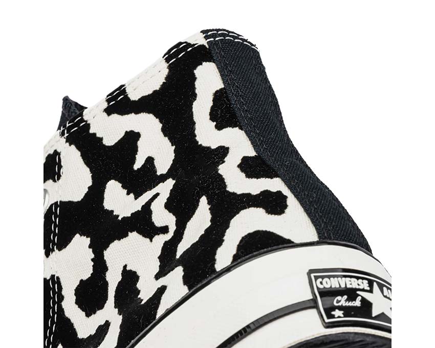 Converse Chuck 70 Hi Black Egret semelle — semelle vulcanisée