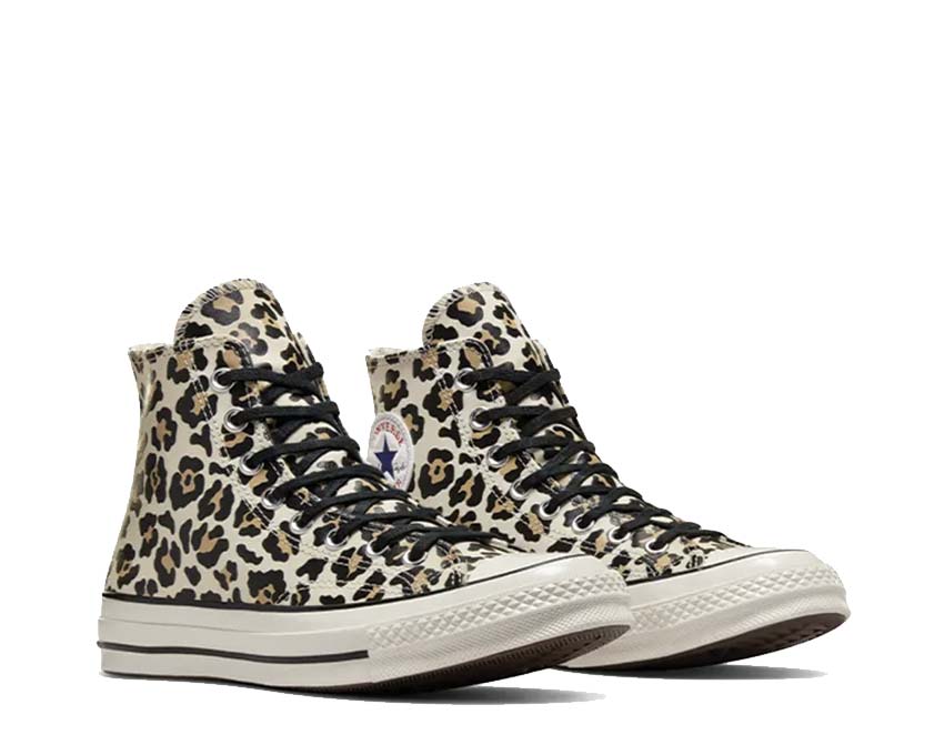 Converse Chuck 70 Hi Glow Egret Light Fawn vue latérale — toile phosphorescente