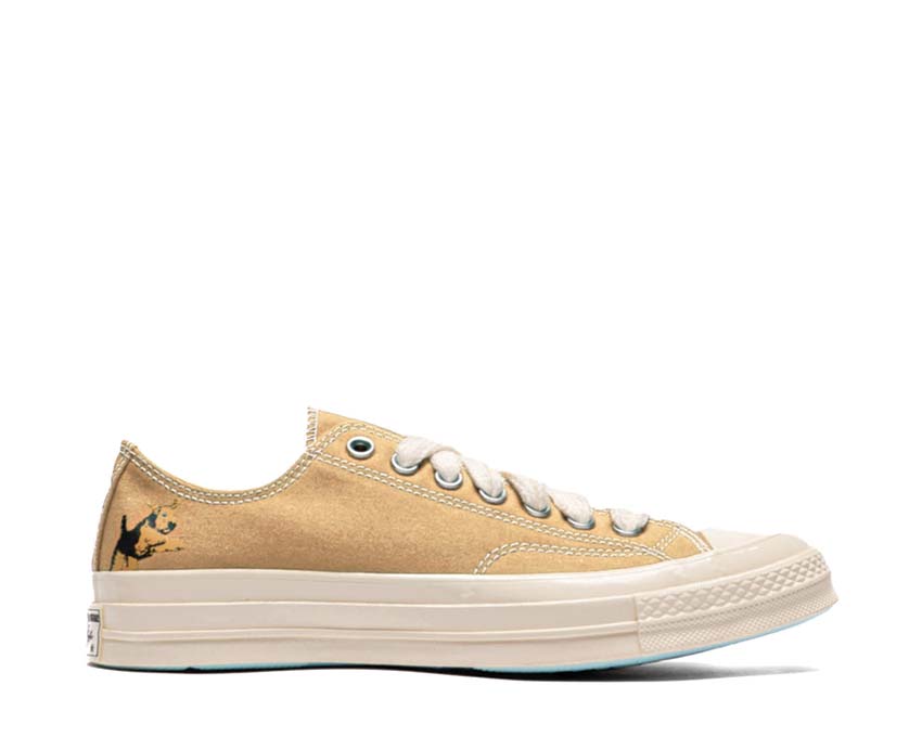 Converse Golf Le Fleur Chuck 70 OX Apricot Cream — men's sneaker collab apricot