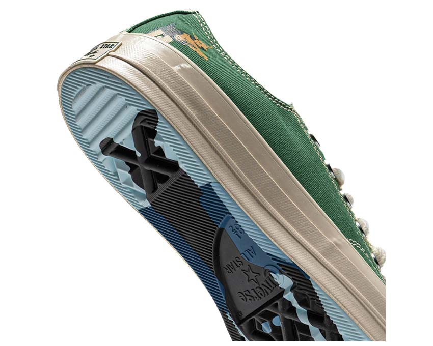 Converse Golf Le Fleur Chuck 70 OX On The Greens detail — golf motif