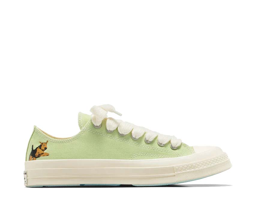 Converse x Golf Le Fleur CT70 OX Margarita Multi — sneaker homme collab vert lime