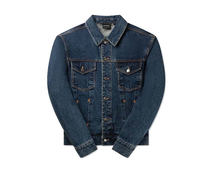 Daily Paper Bomi Denim Jacket Blue — veste unisexe jean bicolore