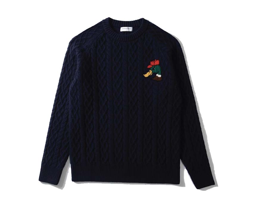 Edmmond Studios 10 Years Sweater Plain Navy — jersey unisex punto aniversario