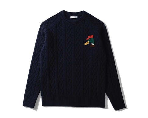 Edmmond Studios 10 Years Sweater Plain Navy — jersey unisex punto aniversario