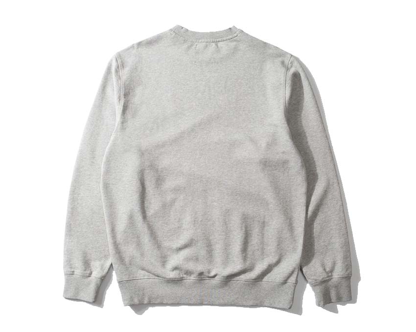 Edmmond Studios 10 Years Sweatshirt Grey Melange vista lateral — algodón jaspeado
