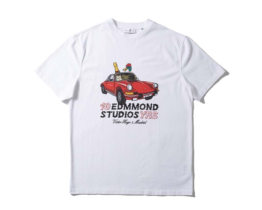 Edmmond Studios 10 Years T-Shirt White — Unisex-T-Shirt Baumwolle Jubiläum