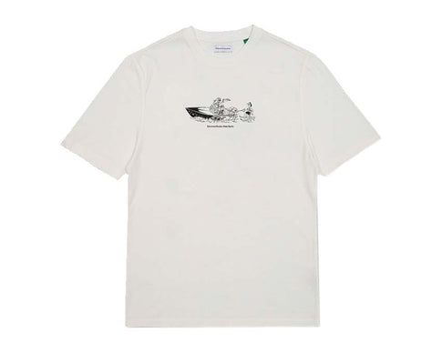Edmmond Studios Boxy Tee Off White — Herren-T-Shirt Boxy-Schnitt Oversize