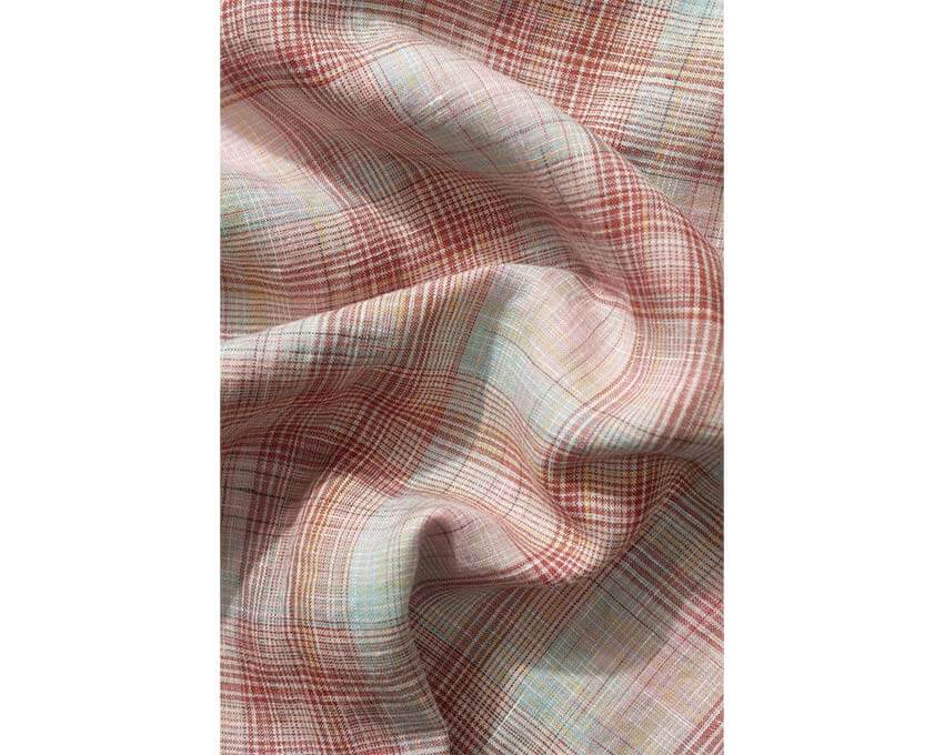 Edmmond Studios Crafty Shirt bleu détail — imprimé artisanal et coupe relaxe