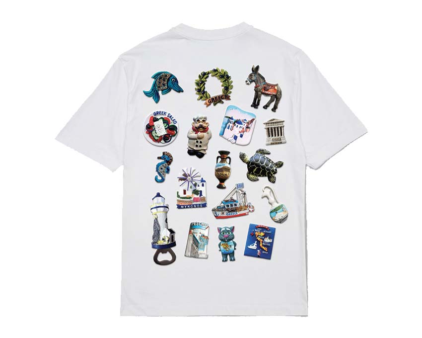 Edmmond Studios Fridge Magnets Tee Plain White vue latérale — motif aimants frigo