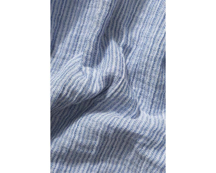 Edmmond Studios Western Shirt écru détail — broderies et poches plaquées