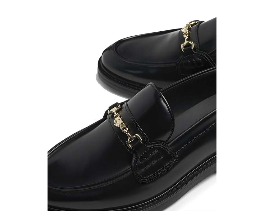 Filling Pieces Loafer Polido All Black vue latérale — cuir poli lustré