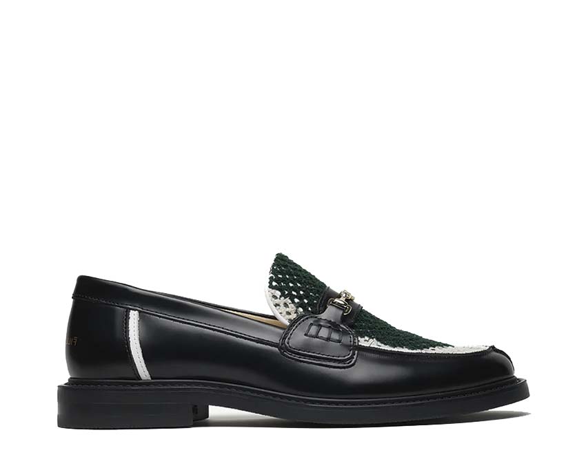 Filling Pieces Loafer Rugby Degrade Dark Green — loafer homme cuir luxe Amsterdam