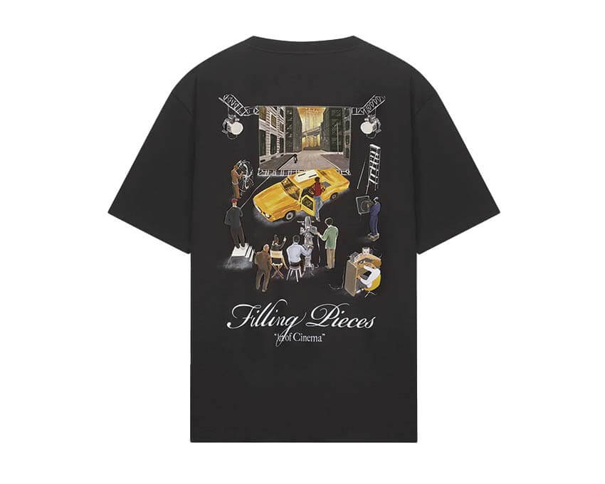 Filling Pieces T-Shirt Film Set Noir dos — dos t-shirt noir film set Amsterdam