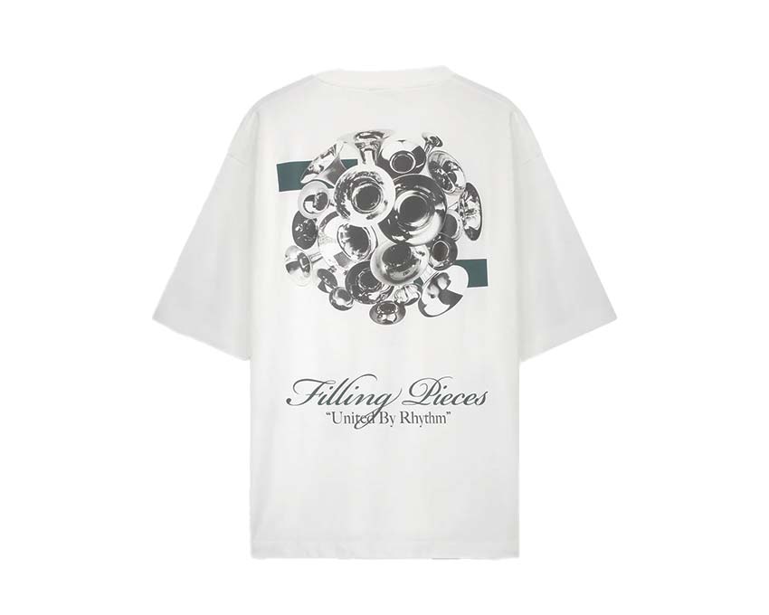 Filling Pieces T-shirt Boxy Bouquet Blanc dos — dos t-shirt blanc ample bouquet