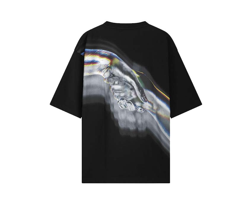 Filling Pieces T-shirt Boxy Handshake Rhythm Noir dos — dos t-shirt noir ample