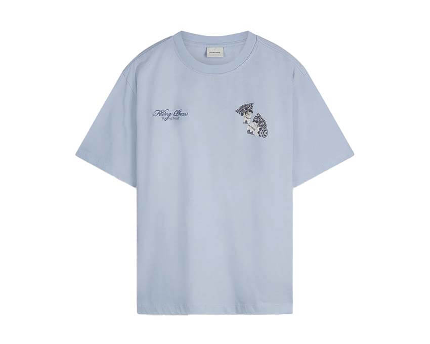 Filling Pieces T-shirt Broken Plate Skyway — t-shirt graphique céramique bleu ciel
