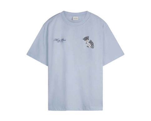 Filling Pieces T-shirt Broken Plate Skyway — t-shirt graphique céramique bleu ciel