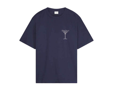 Filling Pieces T-shirt Champagne Bleu Maritime — t-shirt graphique champagne bleu Filling Pieces