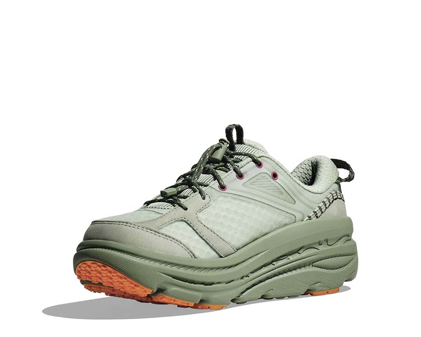 HOKA Bondi B3 Aloe Vera Sohle — maximale Dämpfung