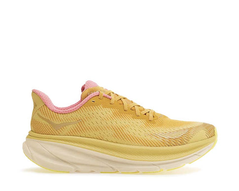 HOKA Clifton 9 GTX Varsity Yellow — running homme semelle maximale EVA