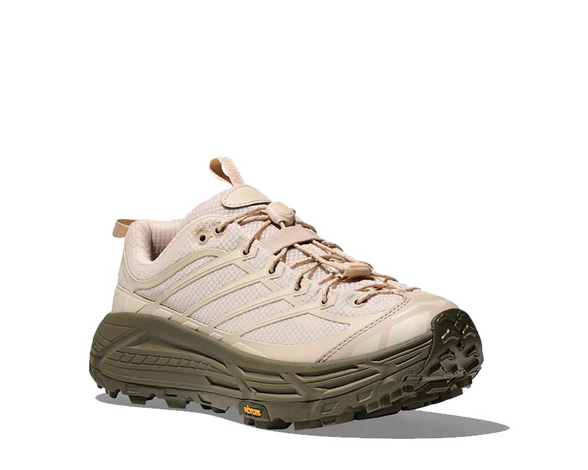 HOKA Mafate Three2 Oatmilk semelle — amorti maximal